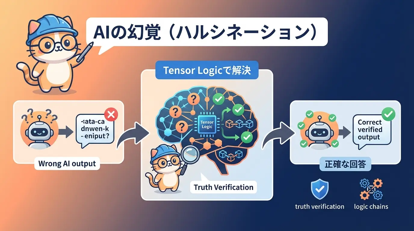 Tensor LogicによるAIハルシネーション解決