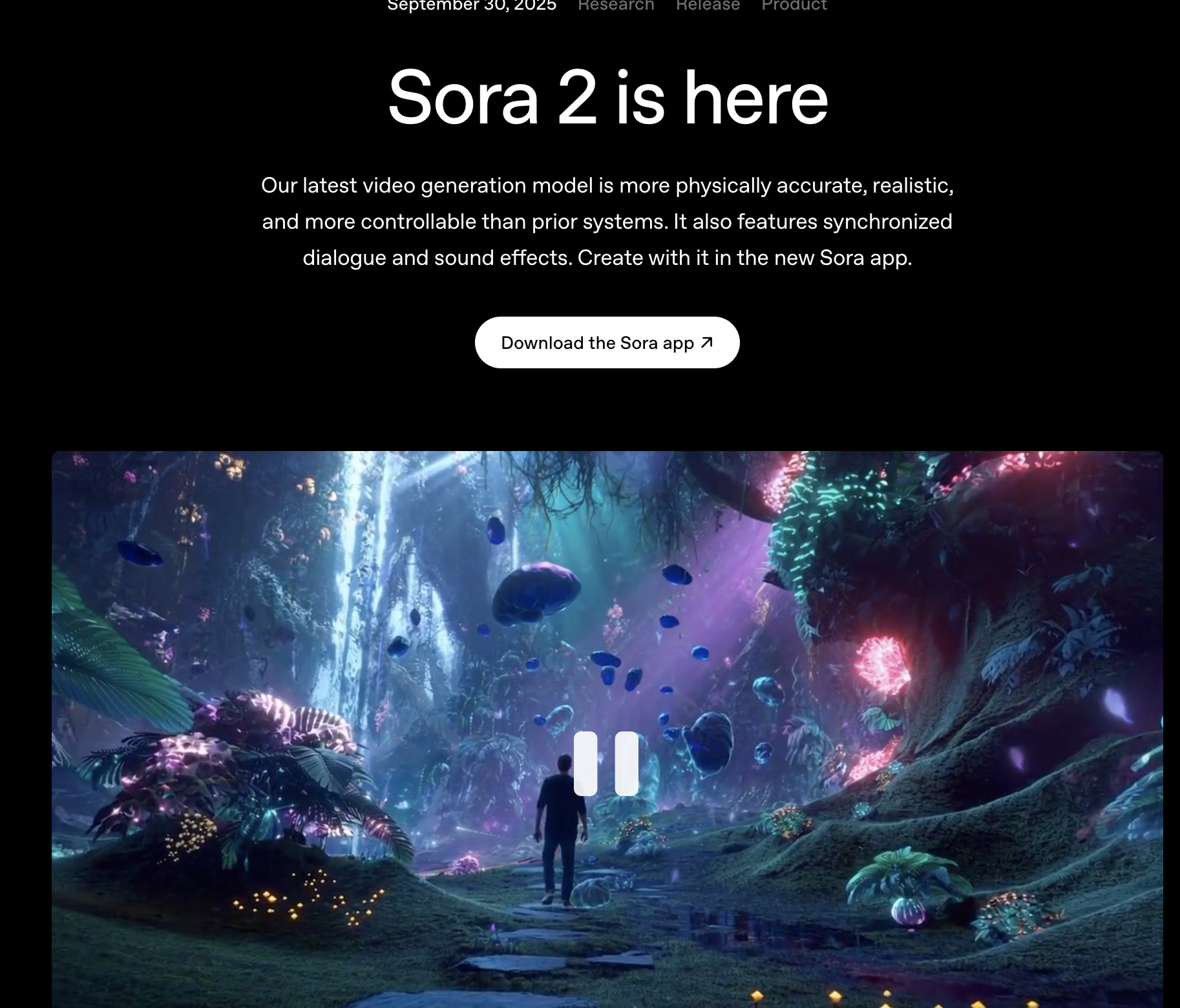 OpenAIの動画生成AI「Sora2」は、物理法則の精密な再現、音声生成、カメオ機能、ソーシャル連携を備えた次世代プラットフォームで、企業のDXや教育・広告分野での活用が期待されている。