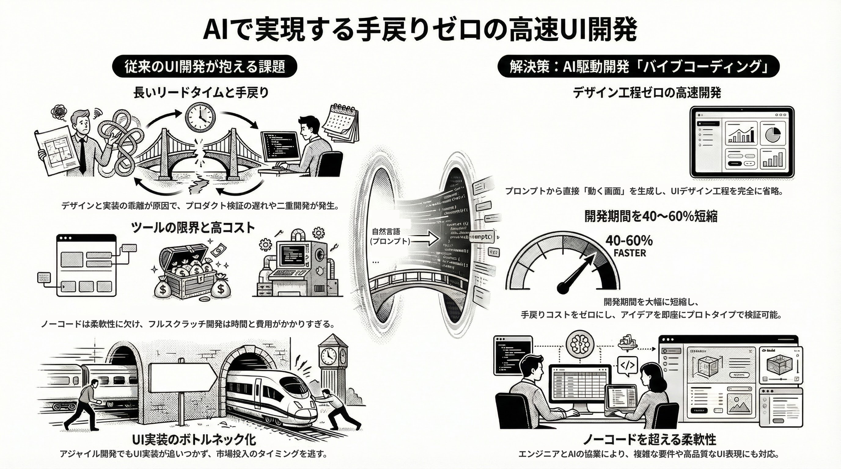 AI駆動開発・バイブコーディング×UI/UXプロトタイピング支援