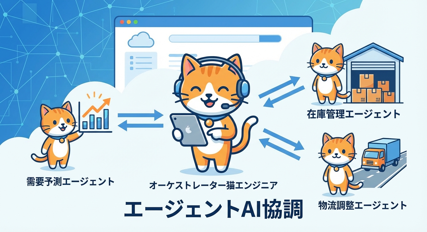 Amazon Bedrock AgentCoreとChronos-2を組み合わせたAI駆動サプライチェーン構成図
