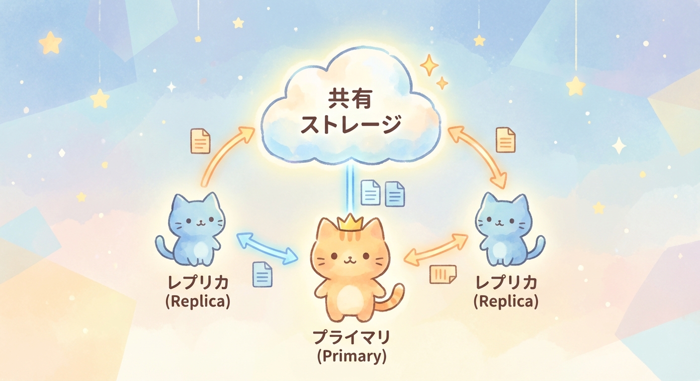 Aurora共有ストレージの仕組み