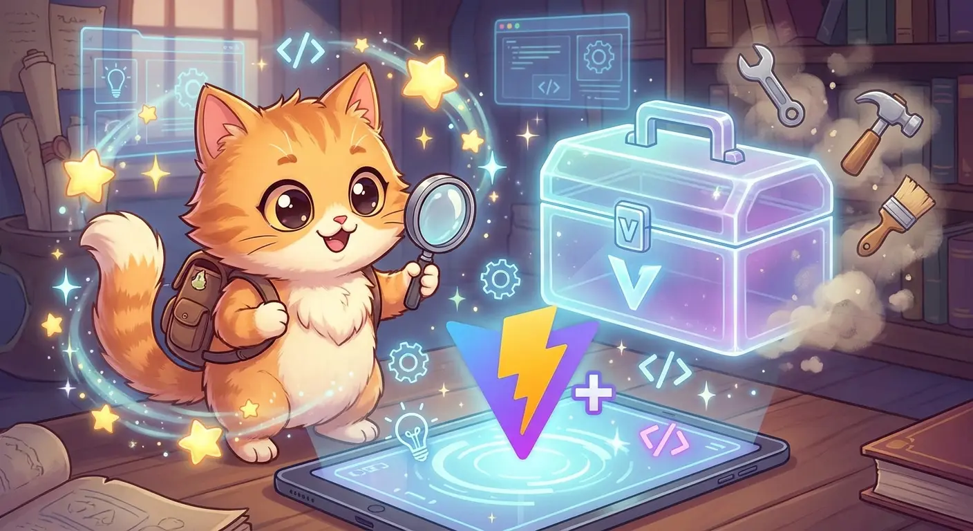 Vite+の特徴を発見して喜ぶネコ開発者