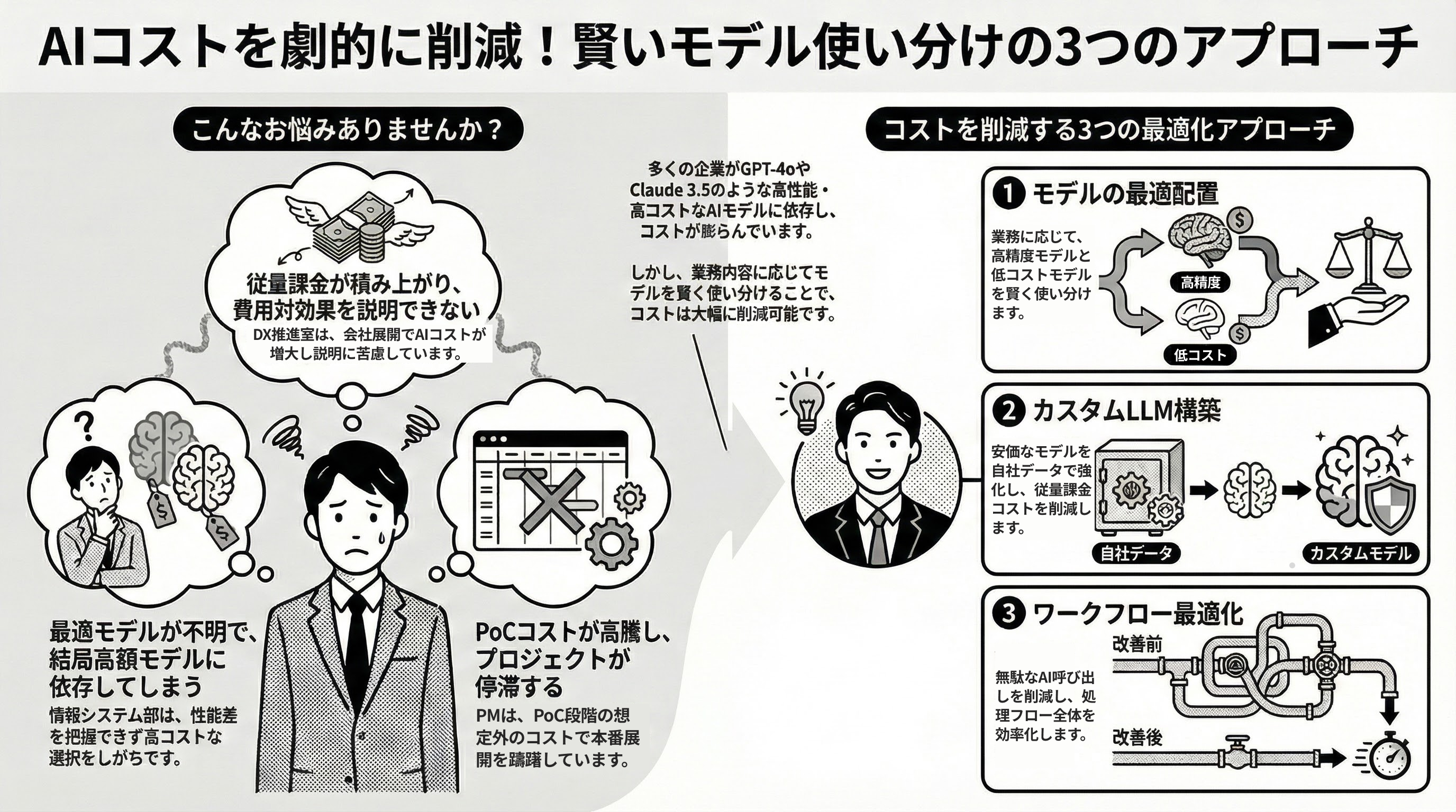 LLMコスト最適化支援サービス