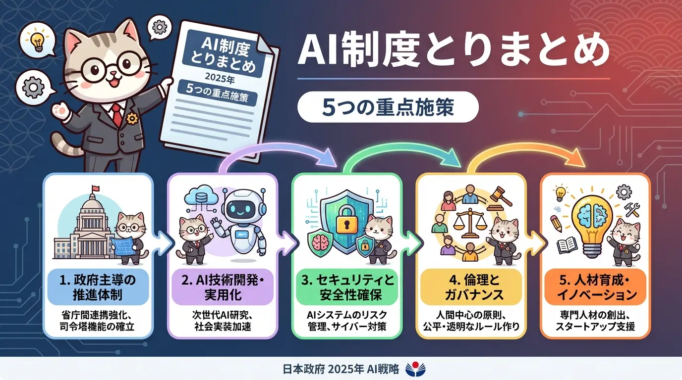 2025年AI制度 5つの重点施策