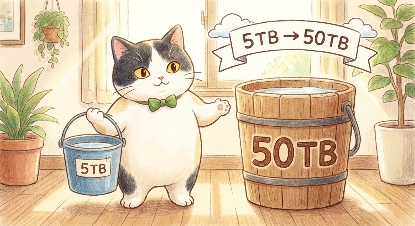 S3オブジェクトサイズの変遷
