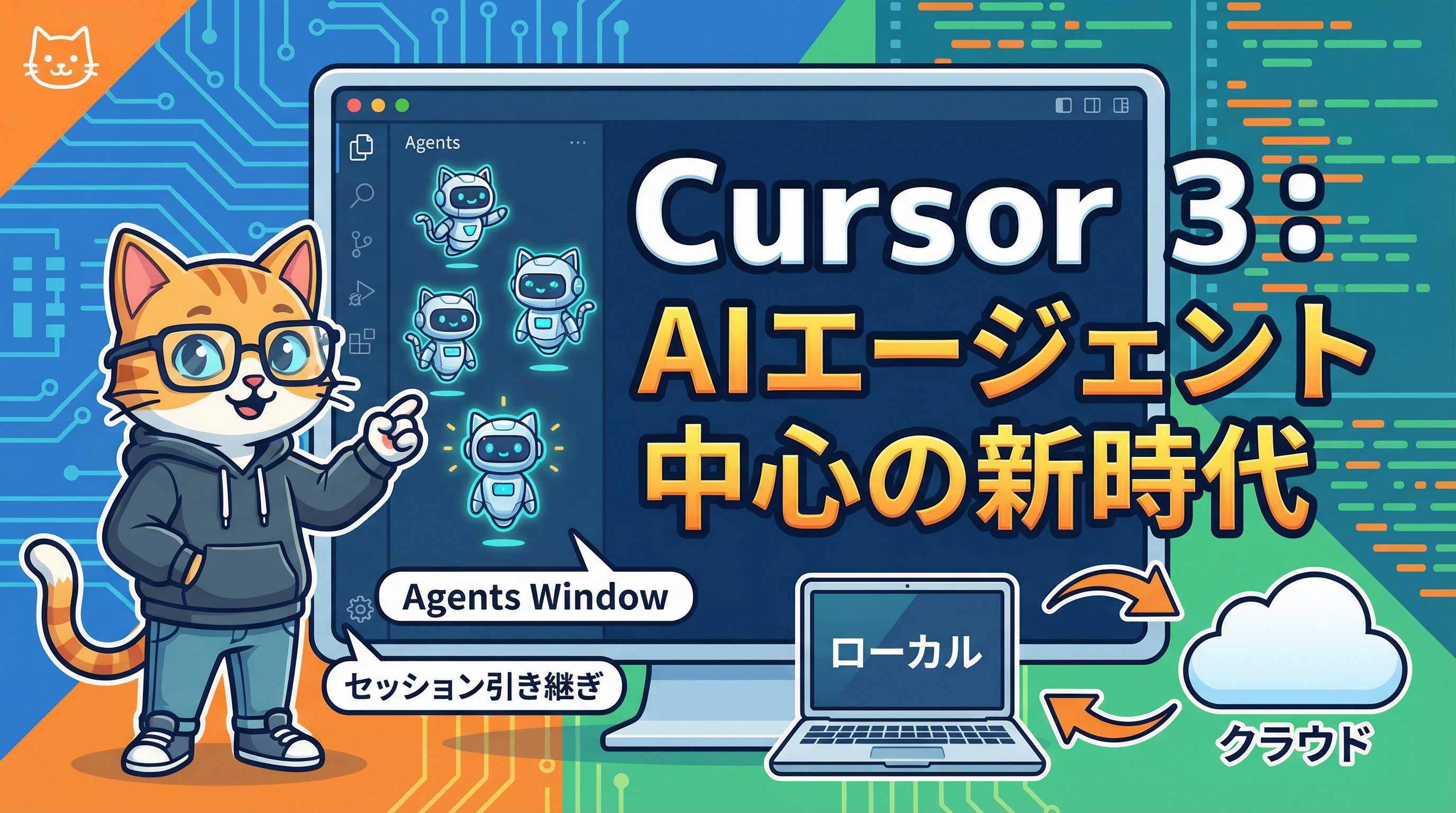 Cursor 3 - AIエージェントを中心に再設計されたコーディングエディタ