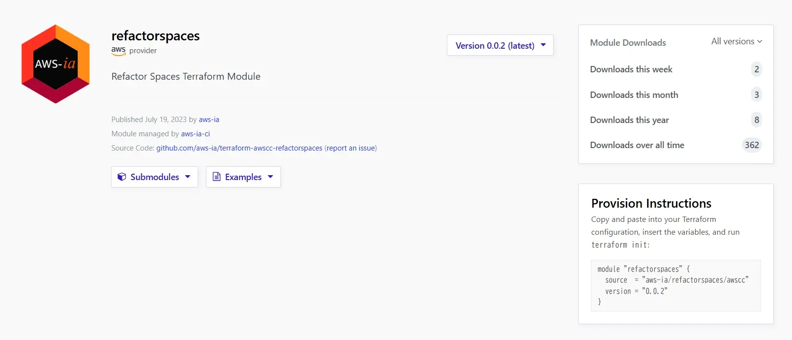 Refactor Spaces