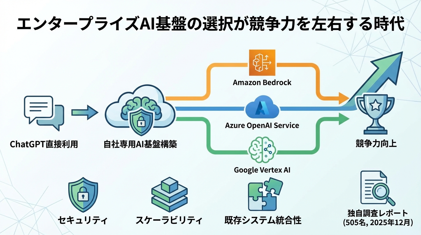 2025年調査】AIプラットフォーム三国志｜Amazon Bedrock・Azure OpenAI