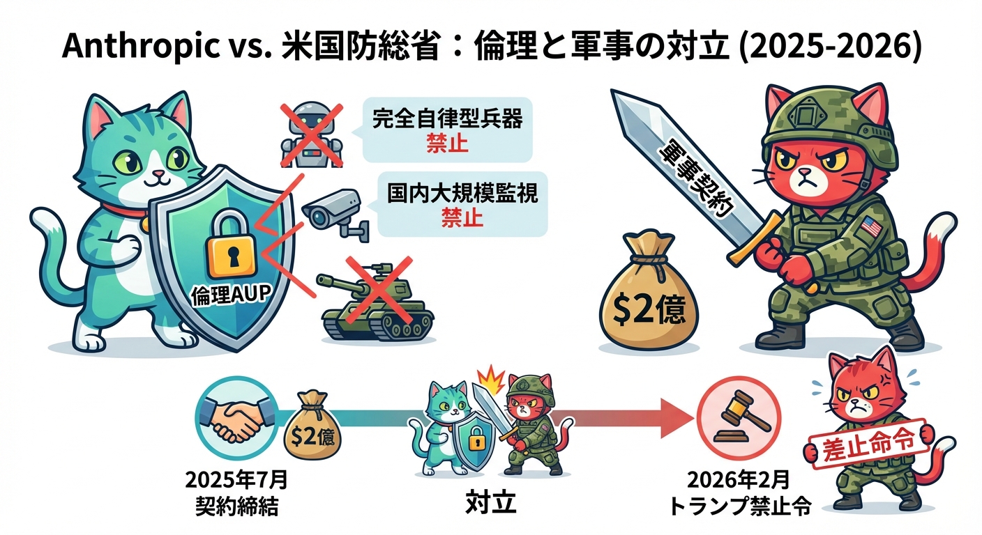 Anthropicと米国防総省の対立タイムライン