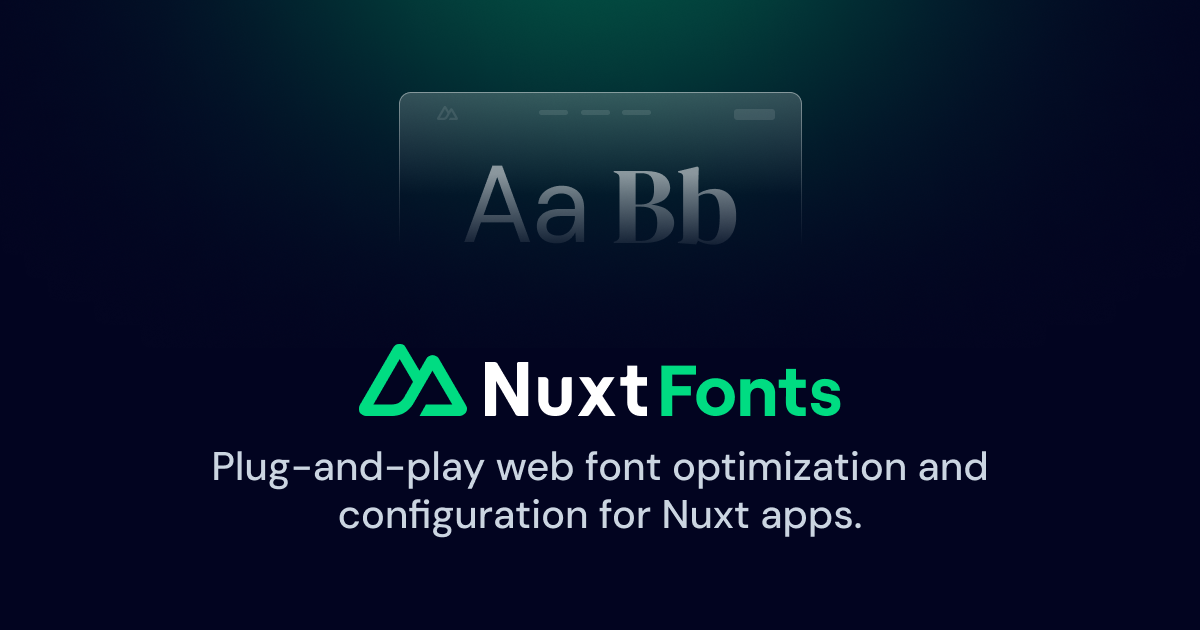 引用 https://nuxt.com/modules/fonts